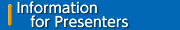 Information for Presenters